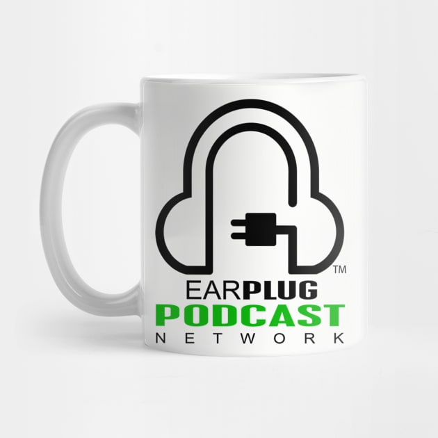 Classic Black Earplug Podcast Network Logo Design by EarplugPodcastNetwork